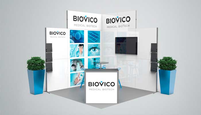biovico corner booth
