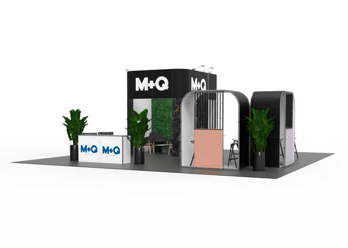 island modular exhibition booth