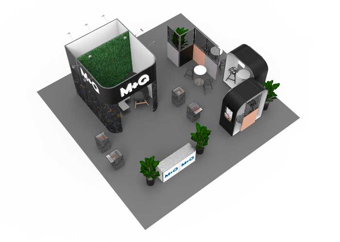 island modular exhibition stand